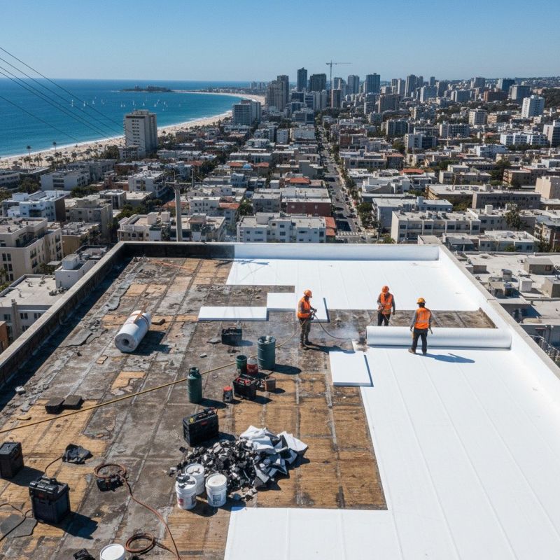 Single Ply Roof Inspection